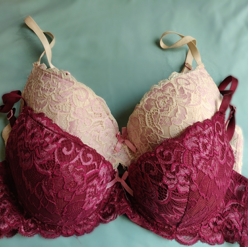 Jessica Simpson Lacey Push-up Bra (34c)